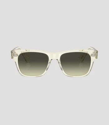 Lentes solares cuadrados marrón Mujer