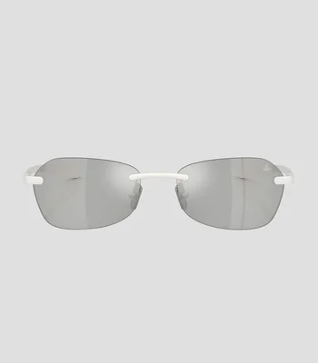 Lentes de sol irregulares Orris plateados Unisex