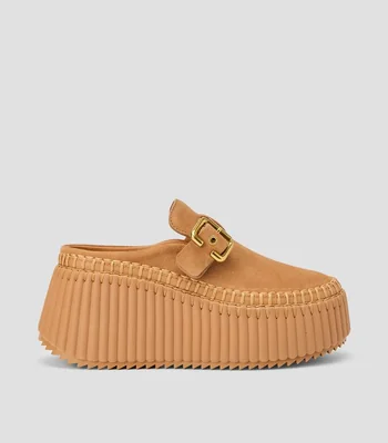 Mules con plataforma Mujer
