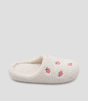 Pantuflas Fresa M Mujer