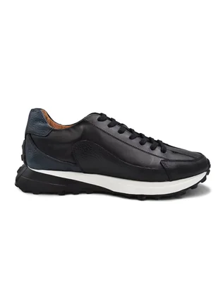 Tenis de piel para hombre