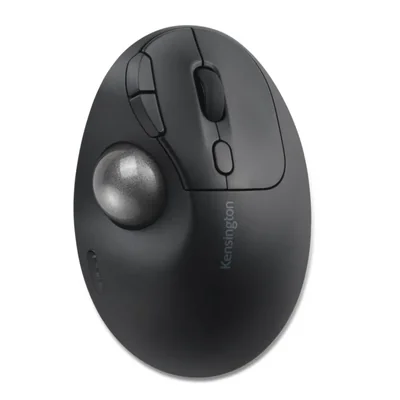 Ratón con bola inalámbrico Kensington TB450 negro-plata