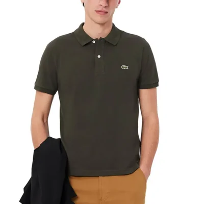 Camisa Polo Lacoste L.12.12 Corte Entallado Sapwood Talla Mediana