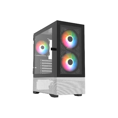 Gabinete Gamer Media Torre Nitrox Crystal 5500CBW Legend Series -