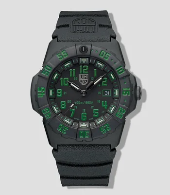Reloj para Hombre Navy Seal casual negro, verde