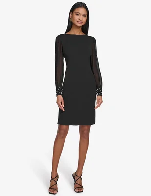 Vestido a la rodilla casual para mujer