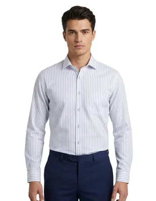 Camisa casual manga larga para hombre
