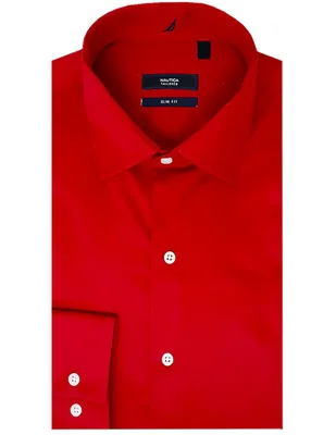 Camisa de vestir de algodón manga larga para hombre