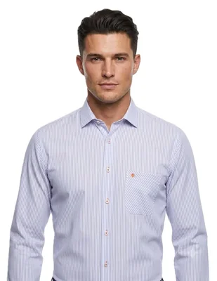 Camisa casual manga larga para hombre