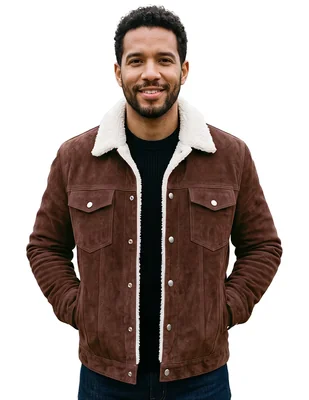 Chamarra casual impermeable sin cierre para hombre