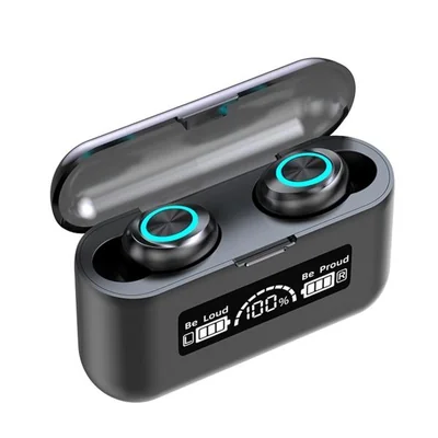 Manso Libres Bluetooth Audífonos F9 cd True Wireles Fralugio.