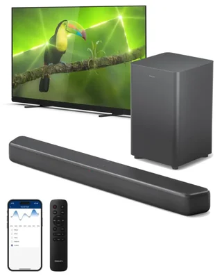 Barra de Sonido Philips Dolby Digital Plus con subwoofer inalámbrico p