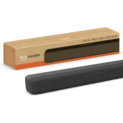 Barra de sonido Amazon Fire TV, bocina 2.0 con DTS Virtual:X, Dolby Au