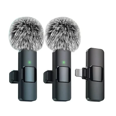 Micrófono Inalámbrico de Lavalier,iPhone/Android/PC/Cámara/Móvil
