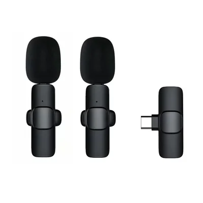 Micrófono Inalámbrico de Lavalier,iPhone/Android/PC/Cámara/Móvil