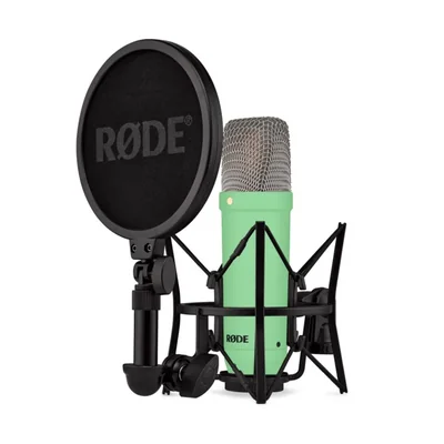 Micrófono Rode NT1 Signature Series con accesorios color verde