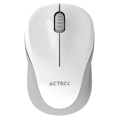 Mouse acteck optimize trip mi480 1600dpi 2 botones inalambrico usb 2.4 ghz blanc