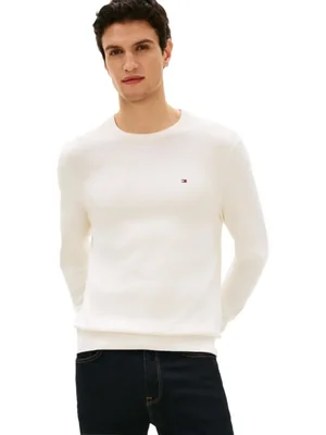 Suéter Tommy Hilfiger de Algodón con Cuello Redondo