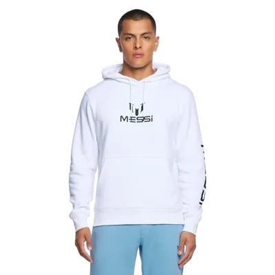 Sudadera con capucha Messi WINGSTAR Blanco Brillante XXL