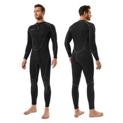 Traje de neopreno Seaskin 3 mm de cuerpo completo con cremallera frontal para hombre