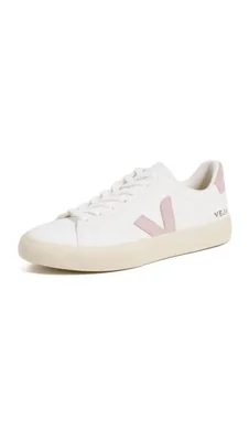 Zapatillas Veja Campo de Cuero Chromefree Extra-Blanco para Mujer
