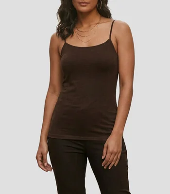Blusa sin manga lisa Mujer