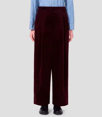 Pantalón de terciopelo Corona Mujer