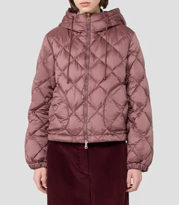 Chamarra acolchada e impermeable con cierre y capucha Eris Mujer