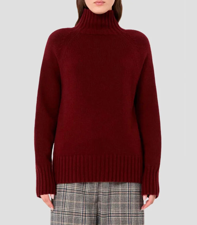Suéter cuello alto Mujer