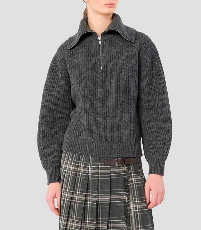 Suéter cuello alto Mujer