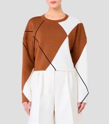 Suéter cuello redondo Mujer