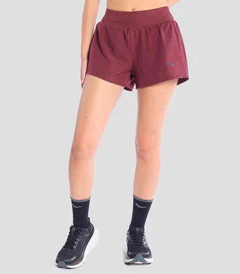 Short para entrenamiento Outpace 2 in 1 liso Mujer