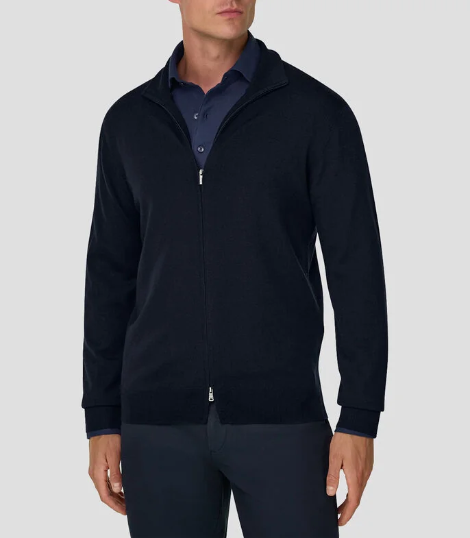 Suéter cuello alto liso Hombre