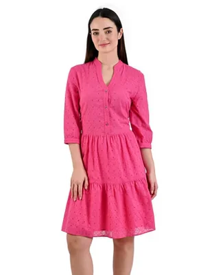 Vestido a la rodilla casual para mujer