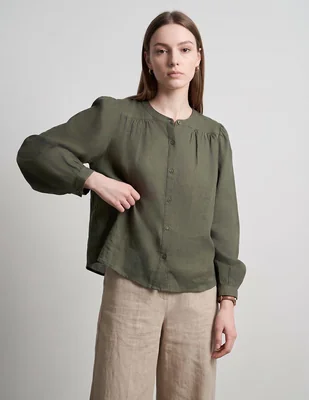 Blusa manga larga para mujer