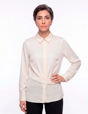 Blusa manga larga para mujer