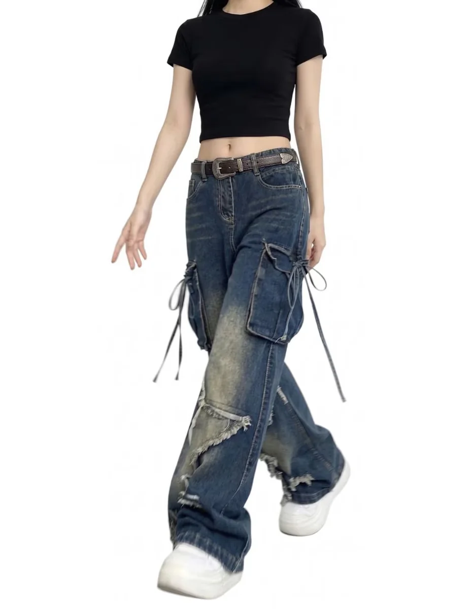 Jeans barrel para mujer