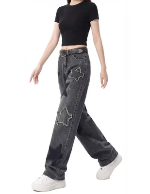 Jeans barrel para mujer