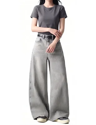 Jeans barrel para mujer