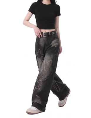Jeans barrel para mujer