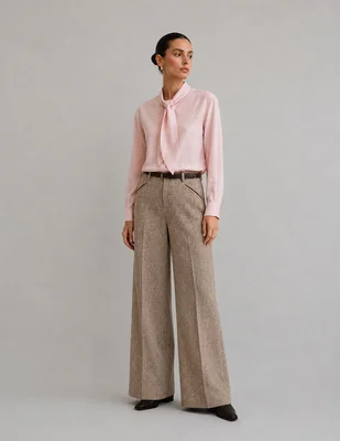 Pantalón fw26 acampanado para mujer