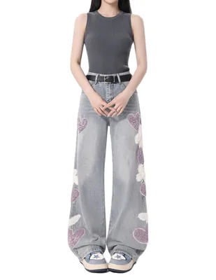 Jeans barrel para mujer