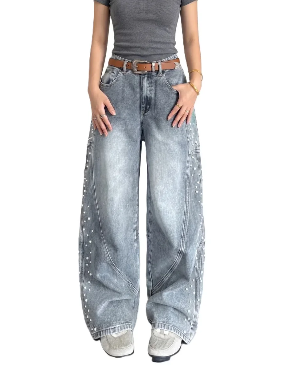 Jeans barrel para mujer