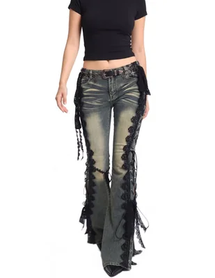 Jeans barrel para mujer