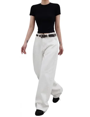 Jeans barrel para mujer
