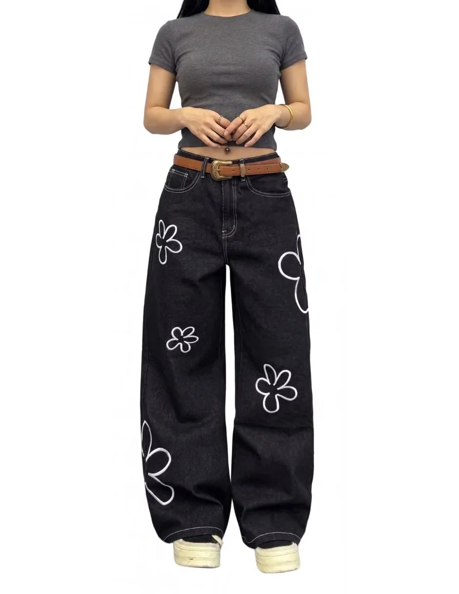 Jeans barrel para mujer