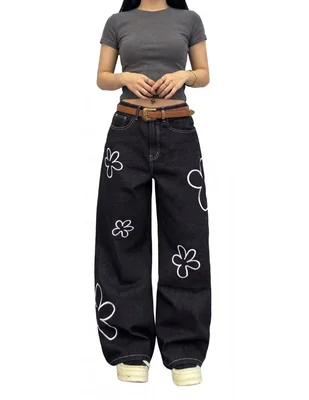 Jeans barrel para mujer