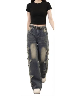 Jeans barrel para mujer