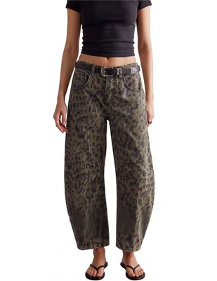Jeans barrel para mujer
