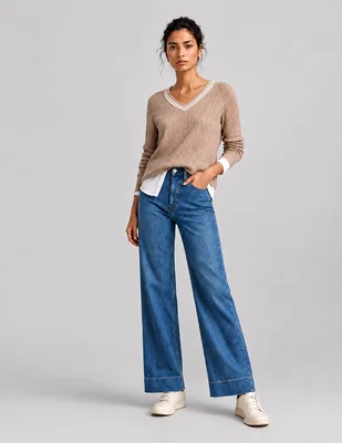 Jeans acampanado Dándara 5510-272 fw26 para mujer